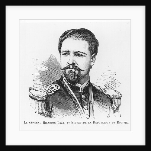 Hilarion Daza, President of Bolivia by French School
