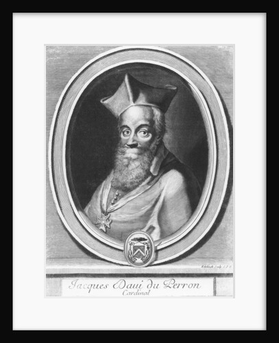 Jacques Davy Duperron by Gerard Edelinck