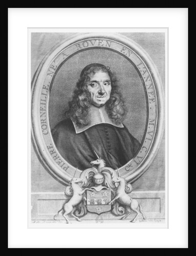 Pierre Corneille, 1663 by Guillelmus Vallet