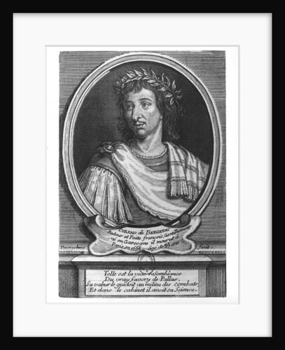 Portrait of Savinien de Cyrano de Bergerac by Etienne Jehandier Desrochers