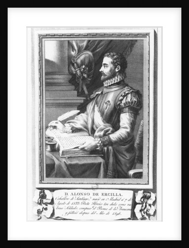 Portrait of Alonso de Ercilla y Zúñiga by Fernando Selma