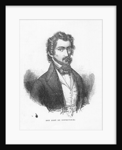 Don José de Espronceda by Spanish School
