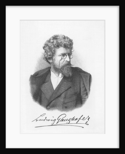 Ludwig Ganghofer by German School