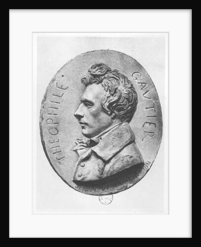 Medallion of Théophile Gautier by Jean-Bernard Duseigneur