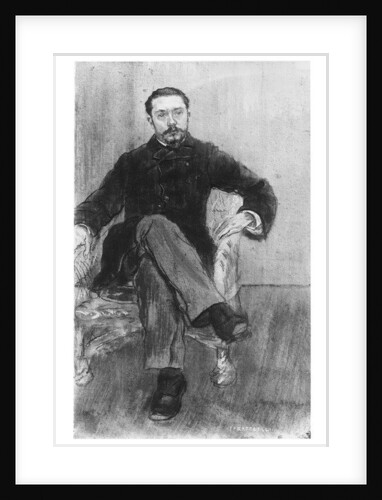 Gustave Geffroy, 1884 by Jean Francois Raffaelli