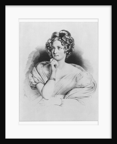 Delphine de Girardin by French School