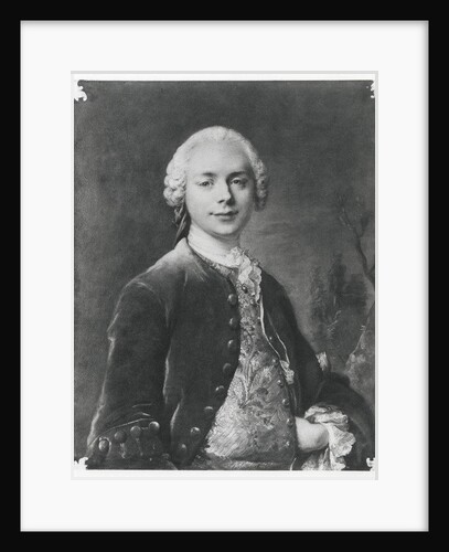 Portrait of Jean Baptiste Louis Gresset by Louis M. Tocque