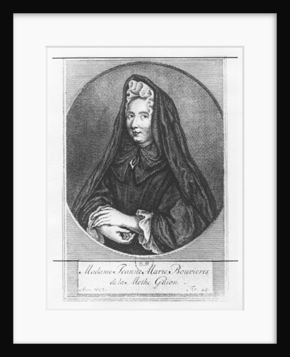 Madame Guyon, 1692 by French School