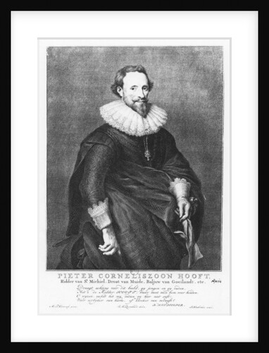 Pieter Corneliszoon Hooft by Jacobus Houbraken