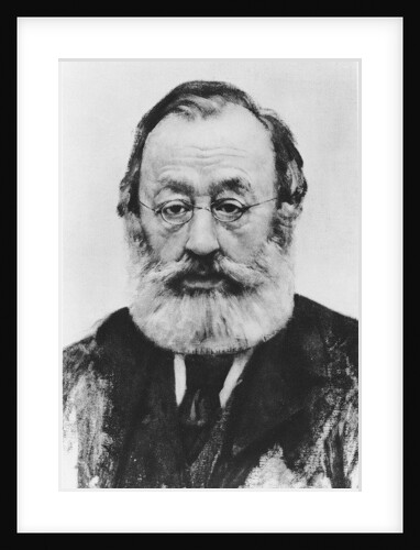 Portrait of Gottfried Keller by Karl Stauffer-Bern