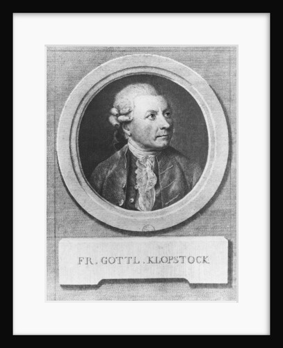 Portrait of Friedrich Gottlieb Klopstock by Christian Gottlieb Geyser