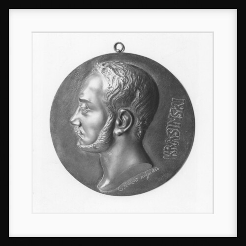Medallion of Zygmunt Krasiński by Cyprian Kamil Norwid