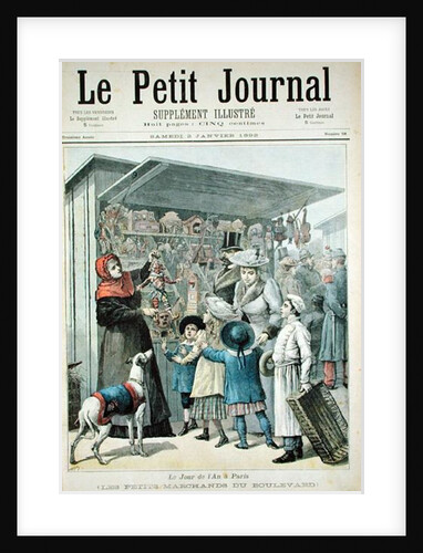 New Year's Day in Paris: The Little Stalls on the Boulevard by Henri Meyer