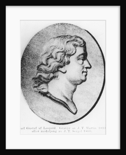 Carl Gustaf af Leopold, 1814 by Johan Tobias (after) Sergel