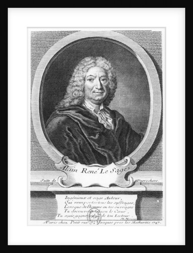 Alain René Lesage by Etienne Jehandier Desrochers