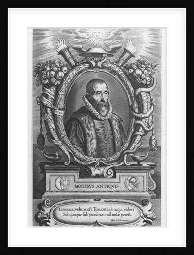 Portrait of Justus Lipsius by Cornelis the Elder Galle