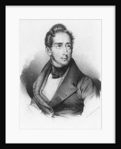 Alphonse de Lamartine by French School