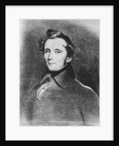 Alphonse de Lamartine, 1830 by French School