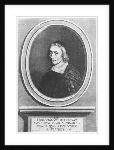 Portrait of François de La Mothe Le Vayer by Robert Nanteuil