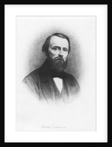 Portrait of Pierre Larousse by Henri Joseph Dubouchet