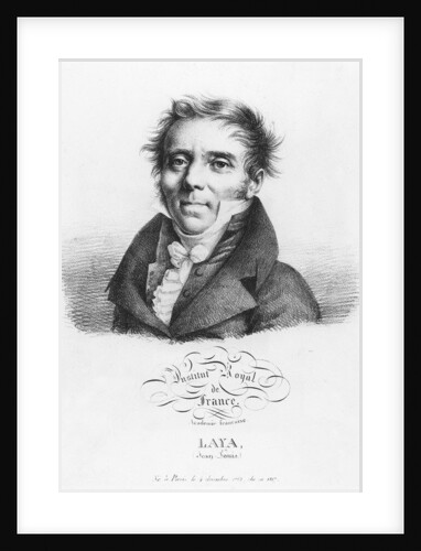 Portrait of Jean-Louis Laya by Julien Leopold Boilly