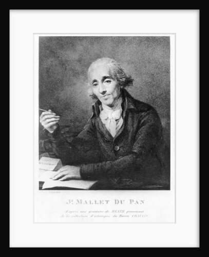 Jacques Mallet du Pan by James (after) Heath