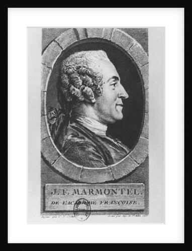 Portrait of Jean François Marmontel, 1765 by Augustin de Saint-Aubin