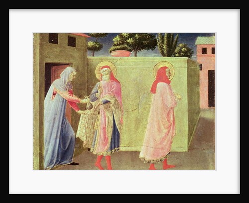 The Healing of Palladia by SS. Cosmas and Damian, predella from the Annalena Altarpiece, 1434 by Fra Angelico