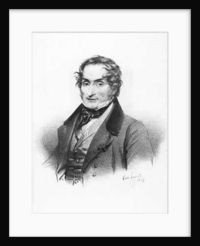 Portrait of Charles Nodier, 19th century by Emile Lassalle