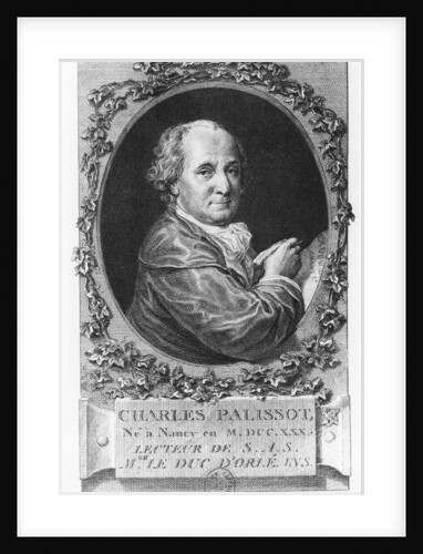 Portrait of Charles Palissot by Pierre Philippe Choffard