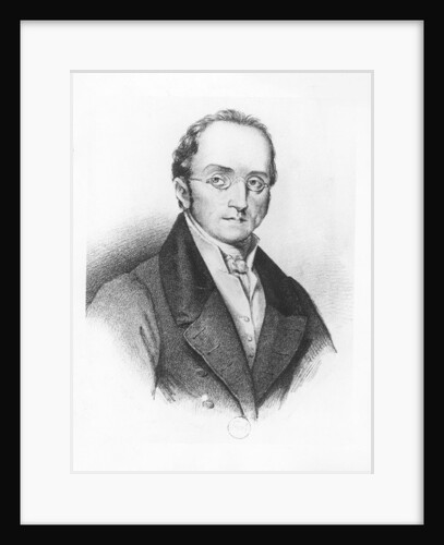 Portrait of Silvio Pellico by Cacille Brand