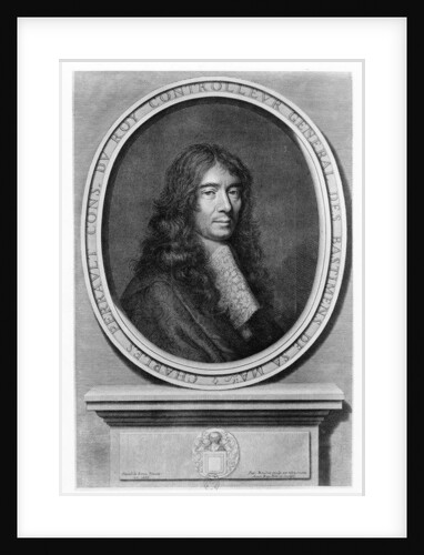 Portrait of Charles Perrault by Etienne Baudet