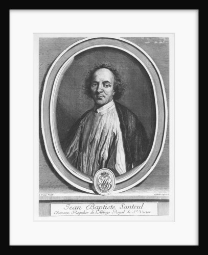 Portrait of Jean-Baptiste de Santeul by Gerard Edelinck