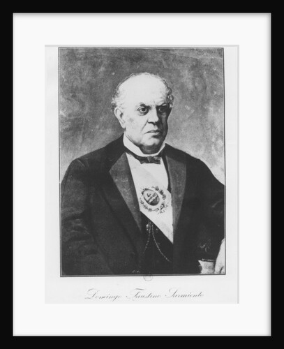 Domingo Faustino Sarmiento by French School