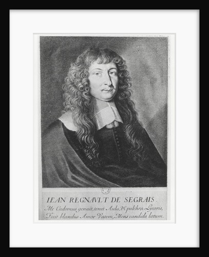 Portrait of Jean Regnault de Segrais by Mathieu Boulanger