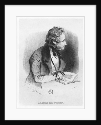 Alfred de Vigny by Jean Francois Gigoux