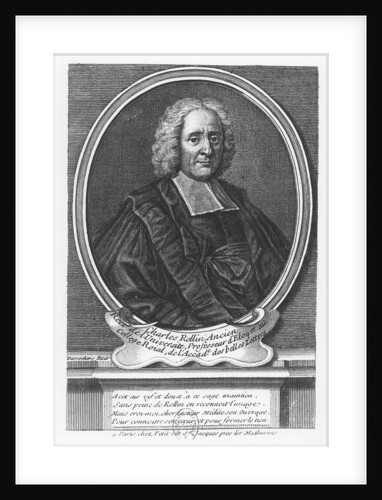 Portrait of Charles Rollin by French School