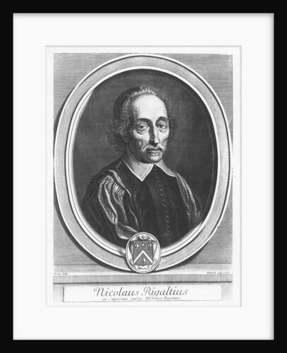 Portrait of Nicolas Rigault by Gerard Edelinck