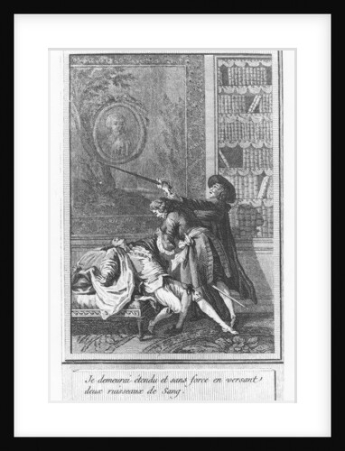 Illustration from 'The Life and Adventures of Mr. Cleveland, Natural Son of Oliver Cromwell' by Abbé Prévost by Marguerite Ponce