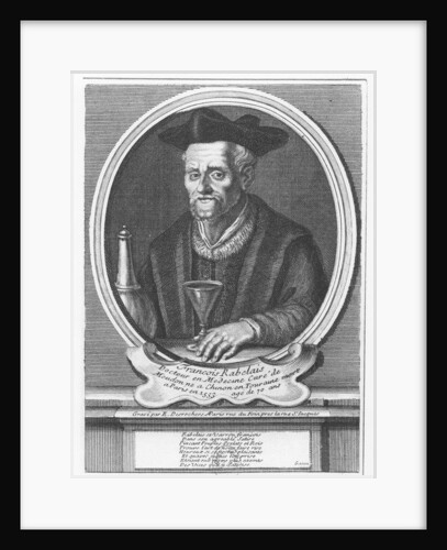 Portrait of François Rabelais by Etienne Jehandier Desrochers