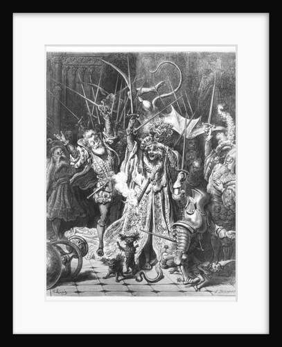 The Pinochle Player by Gustave Dore