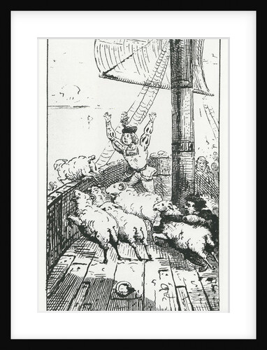 Panurge's sheep by French School