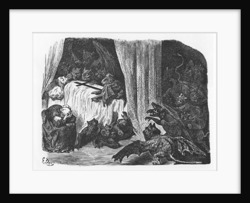 Illustration from 'Le Tiers livre des Faicts et Dicts Heroique du Bon Pantagruel' by François Rabelais by Gustave Dore