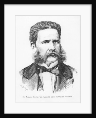 Don Mariano Acosta, Vice President of Argentina by French School