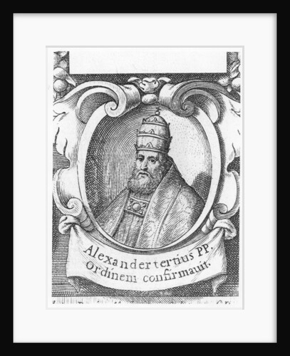 Pope Alexander III by French School