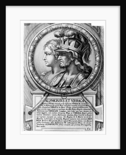 Alfonso I, the Battler, and Urraca by French School