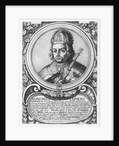 Alfonso X, the Wise by French School