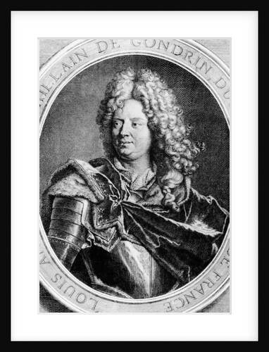 Louis Antoine de Pardaillan de Gondrin by Jean Audran