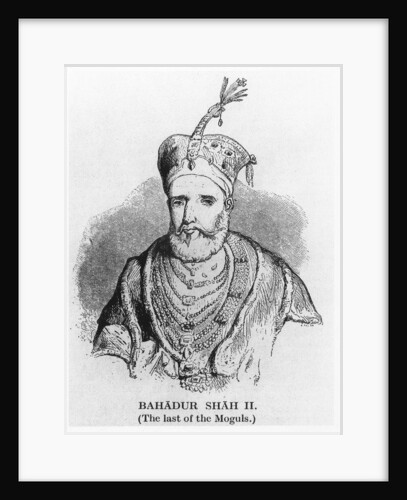 Bahadur Shah II, 1858 by English School