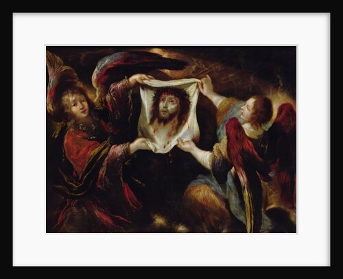 Two Angels Presenting the Holy Face by Claude Vignon